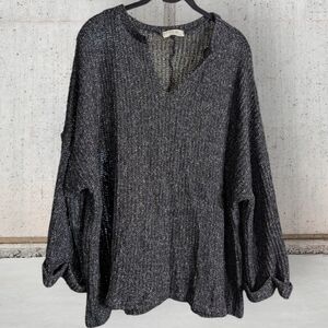 EUC Jolie Gray Knit Sweater Size 1X